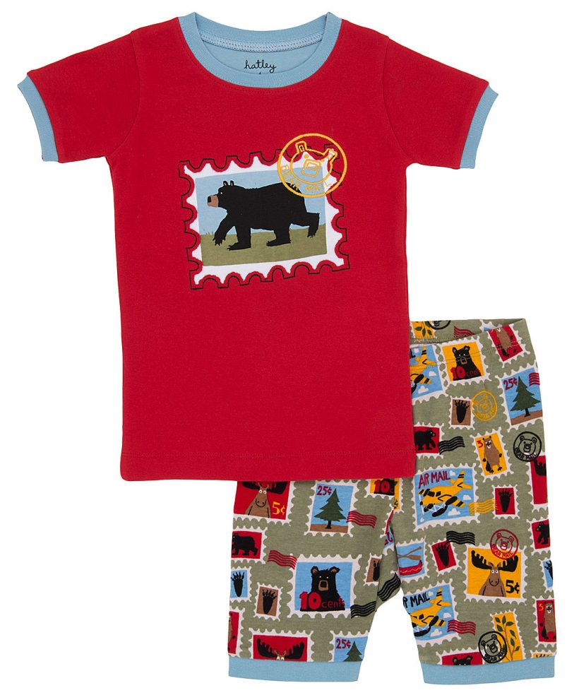 Hatley Summer Pyjamas – Bear Mail – Precious Creatures